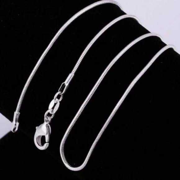 Jewelry - NEW 925 STERLING SILVER SNAKE CHAIN NECKLACE